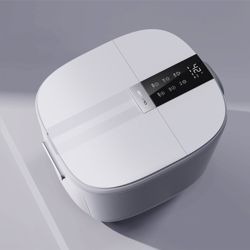 工厂定制泡脚桶加热恒温按摩洗脚桶家用电动智能高深桶养生足浴盆图2