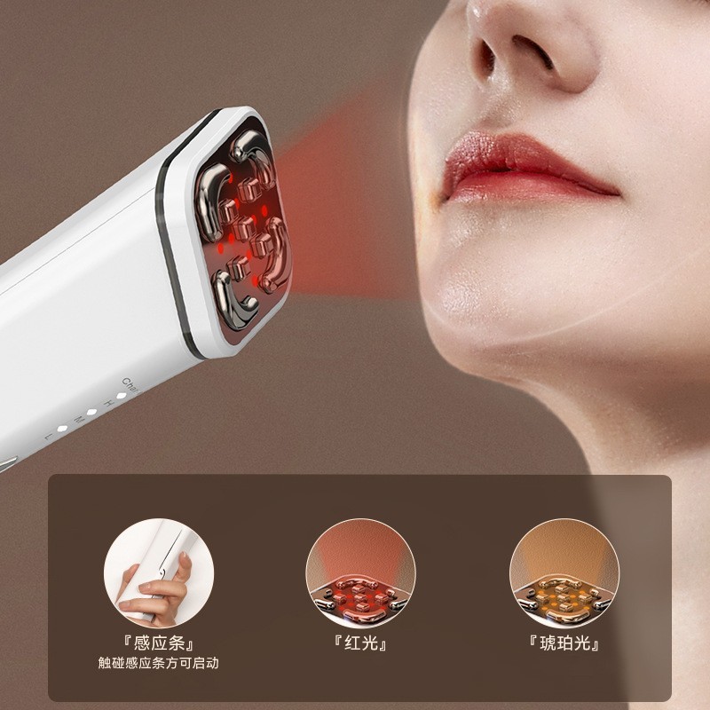 跨境新品rf射频提拉美容仪脸部家用彩光ems微电流面部美容导入仪图3