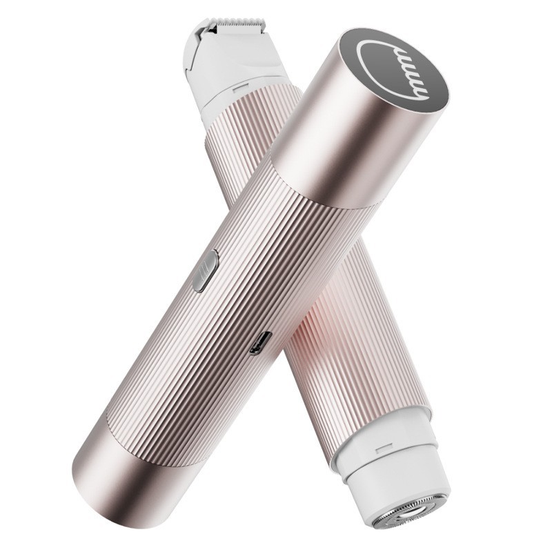 跨境电动女士私处腋下腿部毛陶瓷双刀头剃毛器美体脱毛仪新品除毛图5