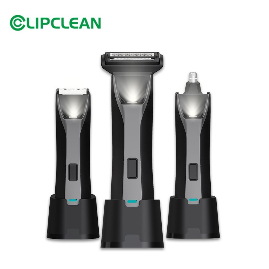 专用三合一剃须刀套装男士电动胡须可水洗USB电剃毛器男士体毛剪图5