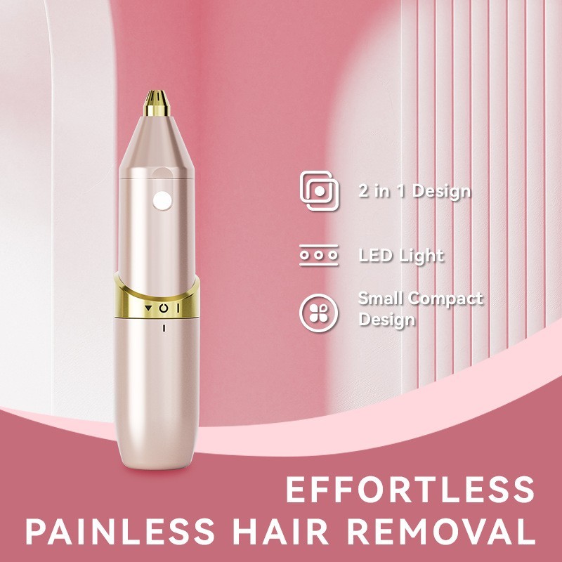 新款跨境新品剃毛器口红脱毛男女电动刮毛女士脱毛仪刮毛刀男图2