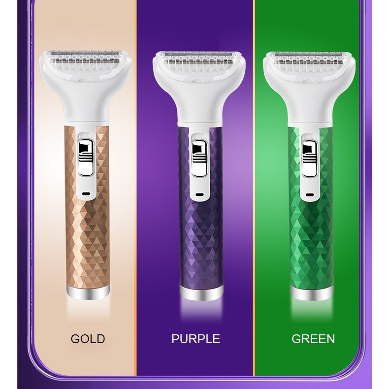 新款剃毛器修眉器女士5合1多功能剃眉毛仪脱毛器迷你电动修眉器图3