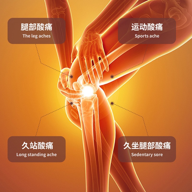 腿部放松按摩器膝盖小腿大腿足疗脚部气囊空气波按摩仪气压美腿仪图2