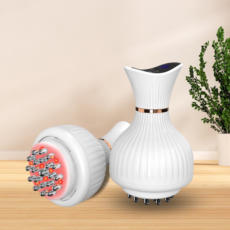 家用电动经络刷全身揉腹肚子五行经络疏通仪经络按摩器加热刮痧仪图4