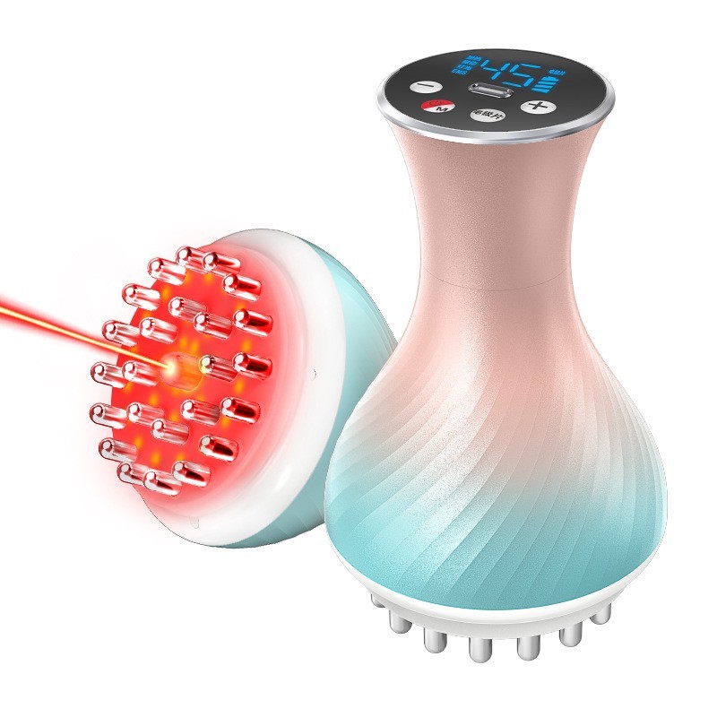 电极片电动经络刷全身通用腹部按摩器带脉疏通神器刮痧加热揉腹仪图5