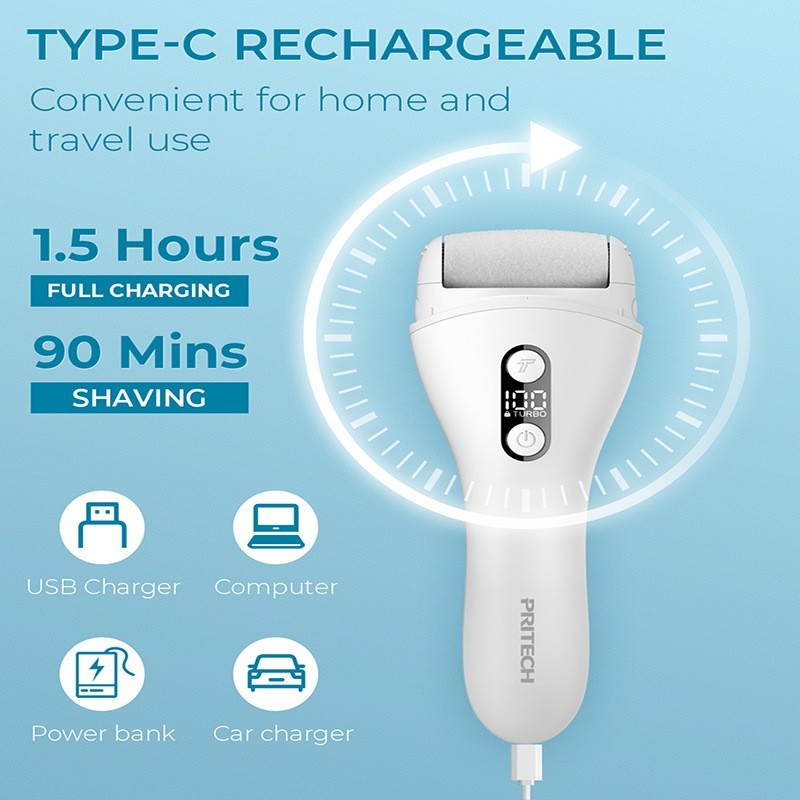 新款电动磨脚器数显款去死皮老茧修脚器美足磨皮修足机图4