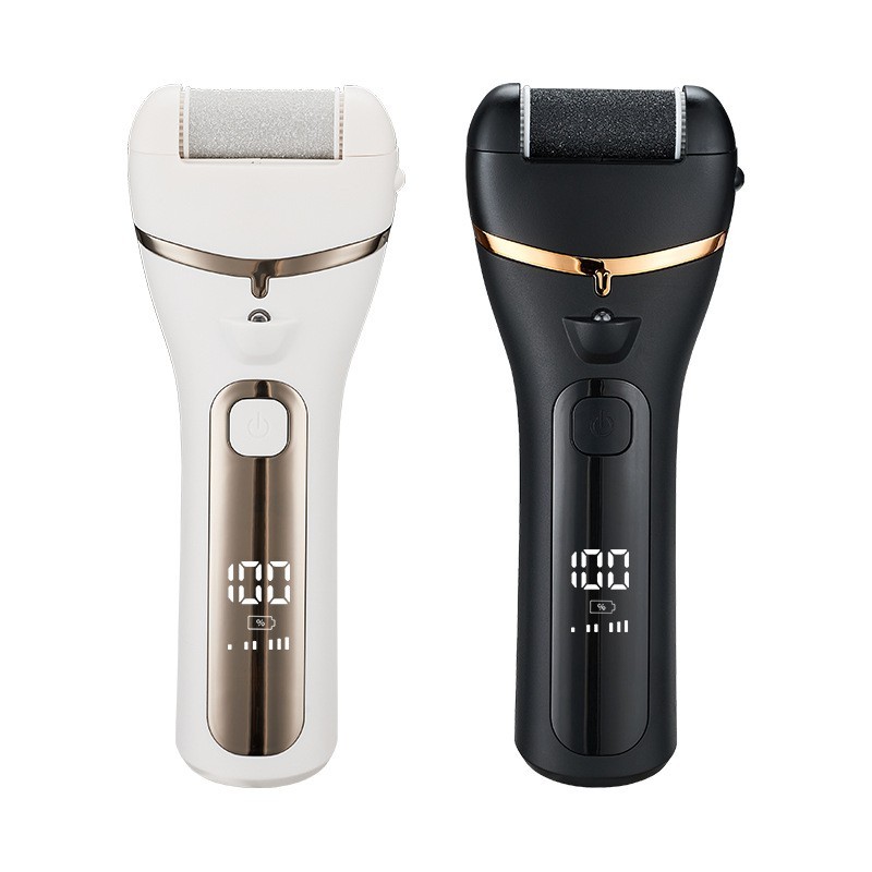 跨境新款电动数显磨脚器去死皮老茧修脚神器自动搓脚磨脚石充电式图5