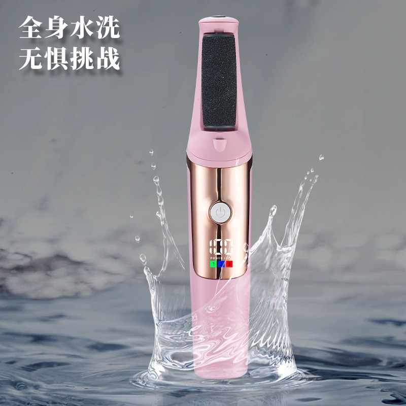 跨境新品电动磨脚器自动搓脚祛老茧修足修脚工具美脚去死皮机电动图2
