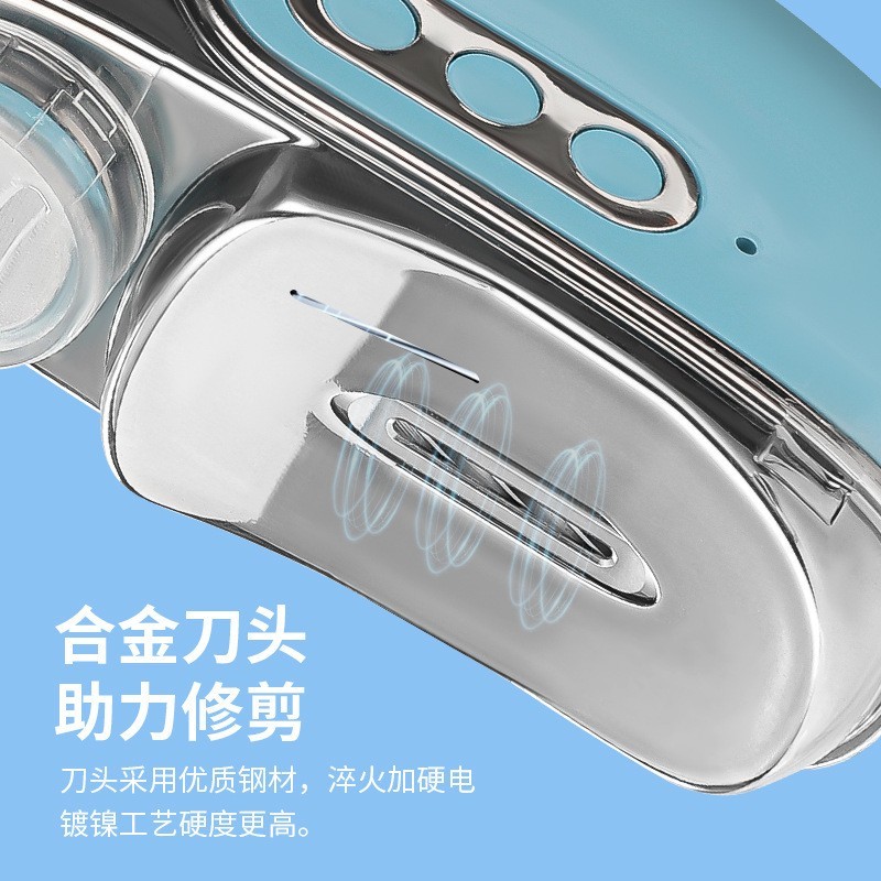 四合一电动磨甲器宝贝安全修剪甲器双头修剪磨甲三档显示多功能图2