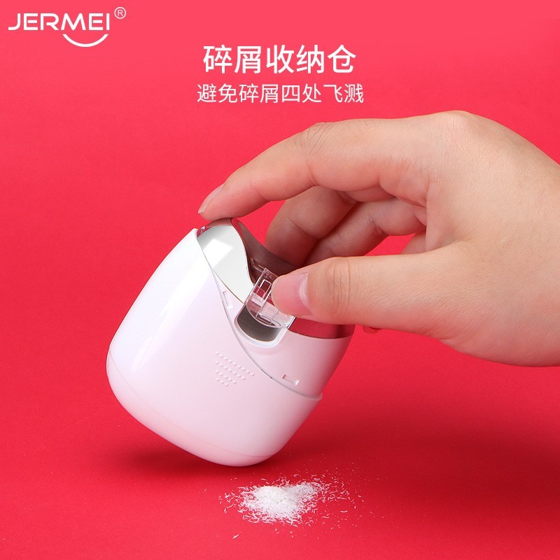 跨境新款电动指甲刀美甲器成人修甲磨甲器婴儿童防夹肉自动指甲剪图3