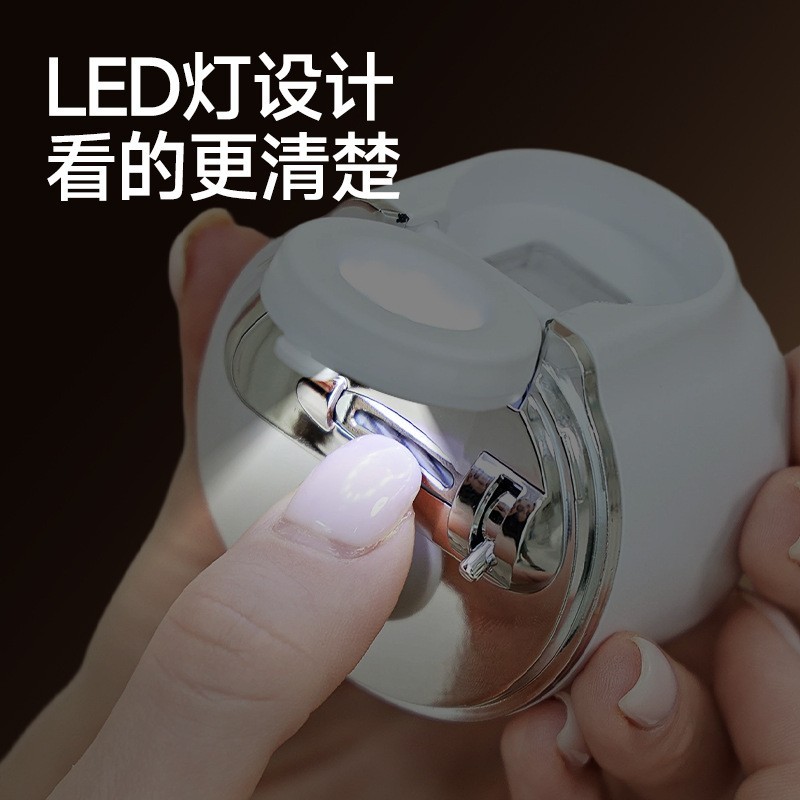 跨境电动指甲刀放大镜多功能高转速美甲机打磨机婴儿老人磨甲器图2