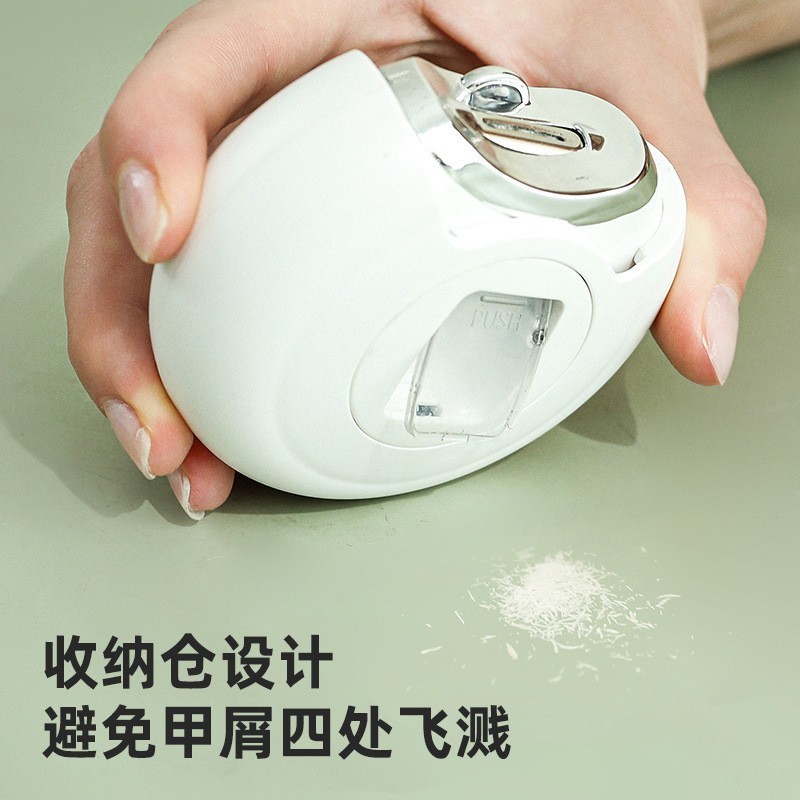 跨境电动指甲刀家用多功能防飞溅美甲机打磨机儿童婴儿电动磨甲器图3