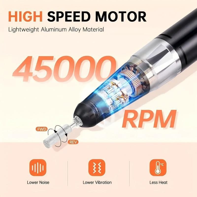 跨境专供美甲打磨机USB充电便携式专业电动卸甲机器专用跨境热销图5