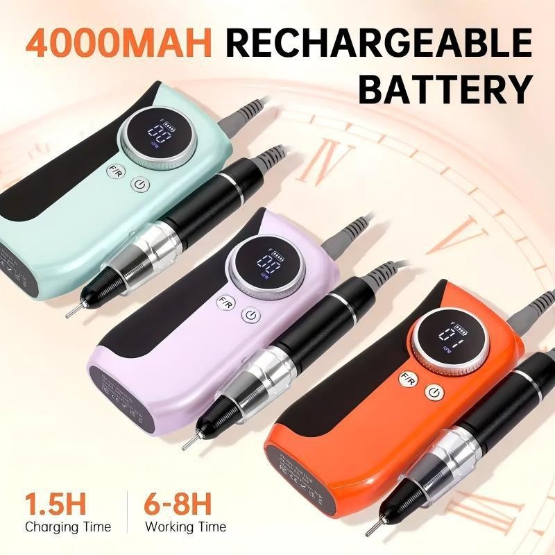 跨境专供美甲打磨机USB充电便携式专业电动卸甲机器专用跨境热销图4