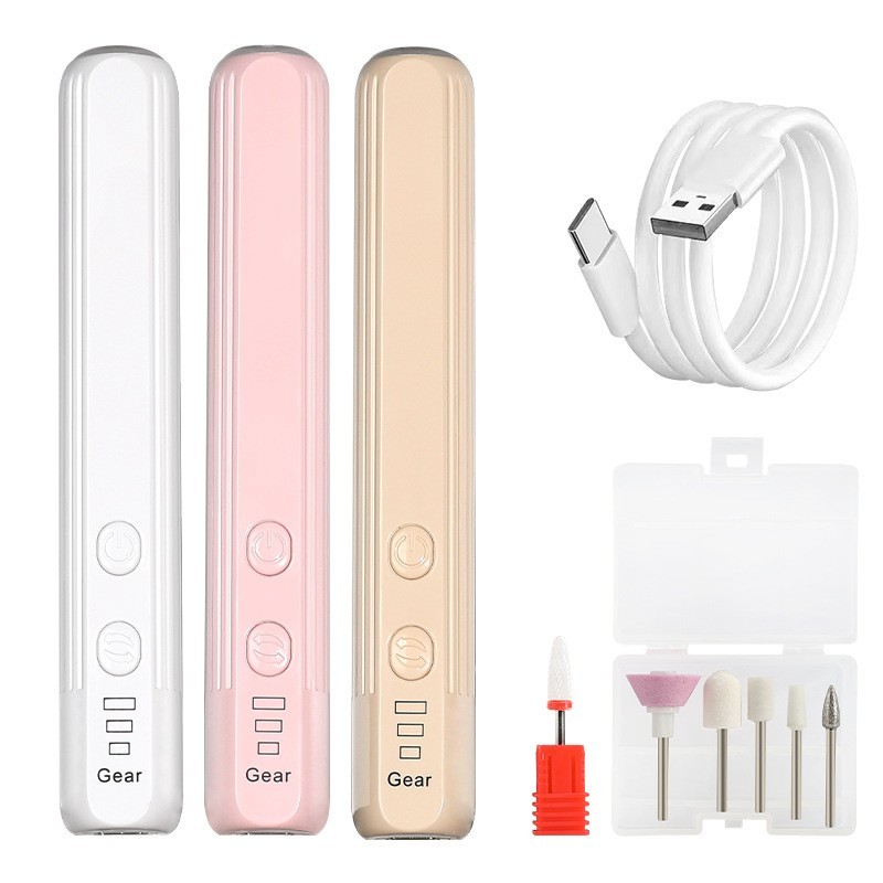 美甲打磨机电动磨甲器便携式专用前置处理修甲卸甲套装图4