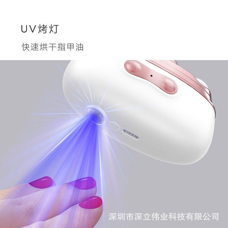 儿童老人防夹指甲钳电动指甲刀美甲打磨机自动指甲剪多功能磨甲器图2