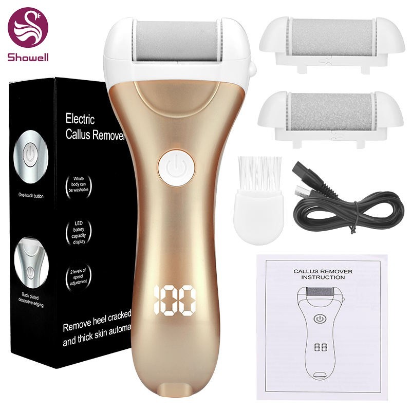 脚部去死皮工具防水电动修脚器 磨皮嫩肤修足自动磨脚器图5