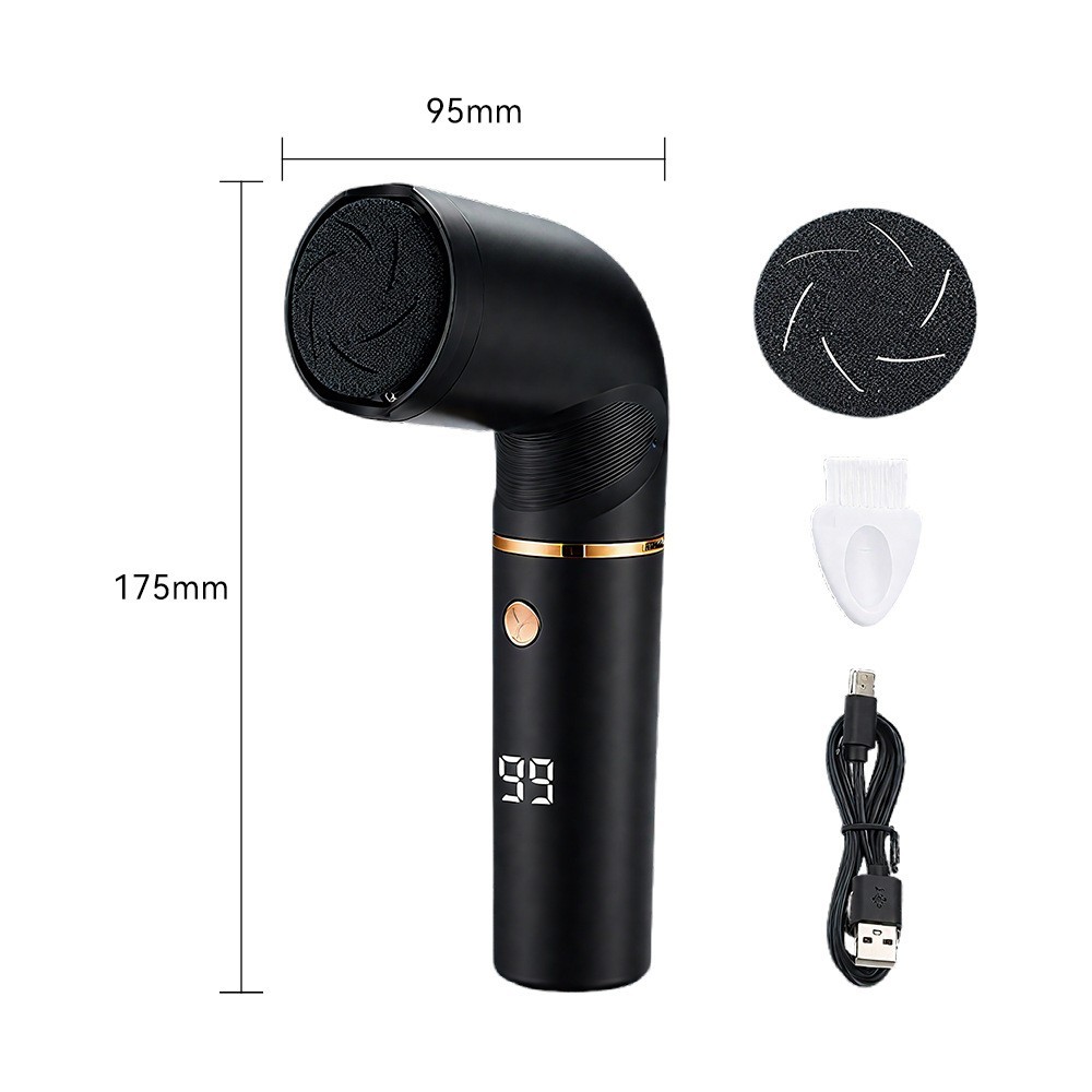 新款水洗电动磨脚器磨脚去脚皮神器自动吸尘充电式老茧美脚修脚器图3