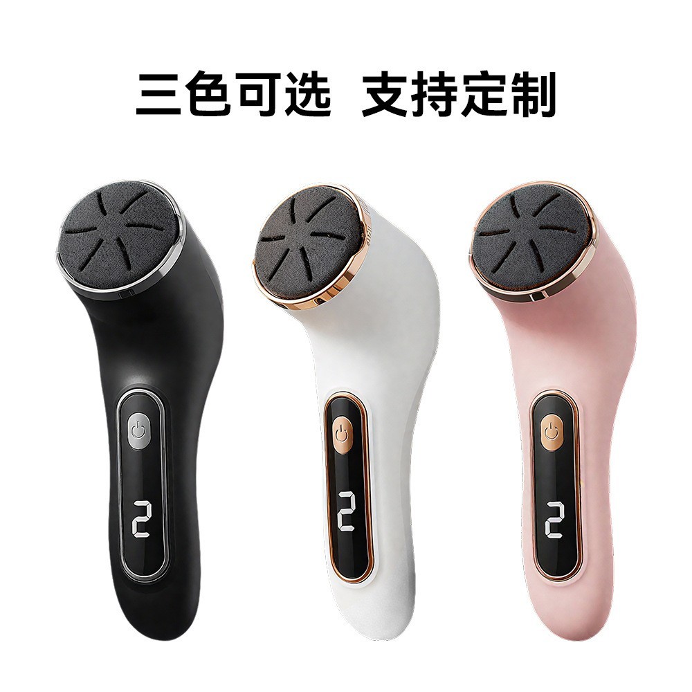 新款电动磨脚器去死皮吸尘修足机防水去老茧修脚磨脚器图4