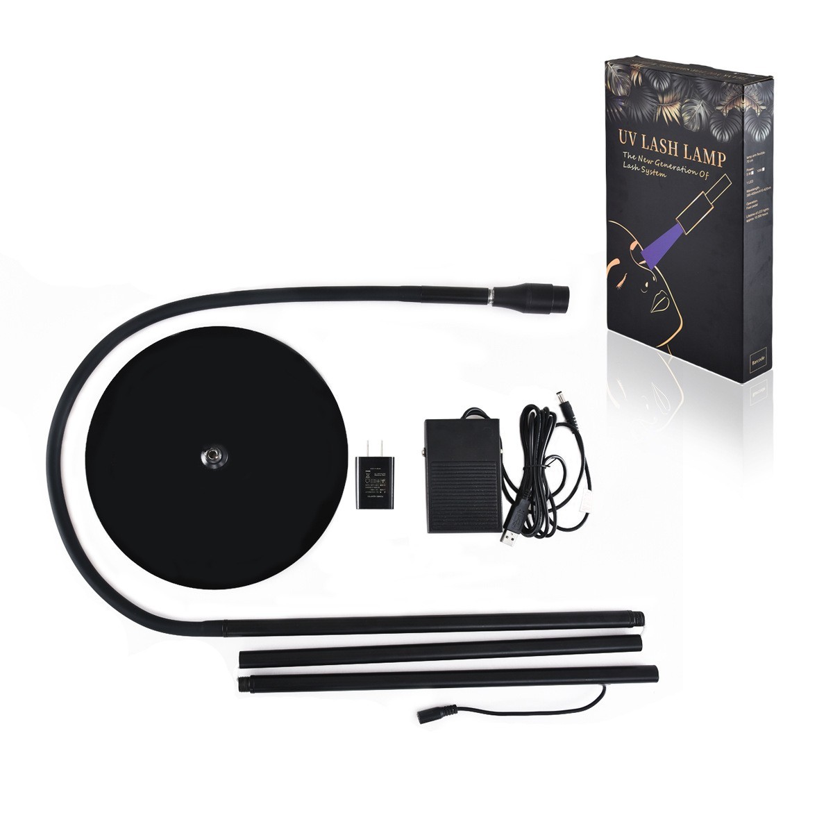 专业UV睫毛嫁接固化灯紫外线LED高效美睫5/10W秒干胶水专用图5