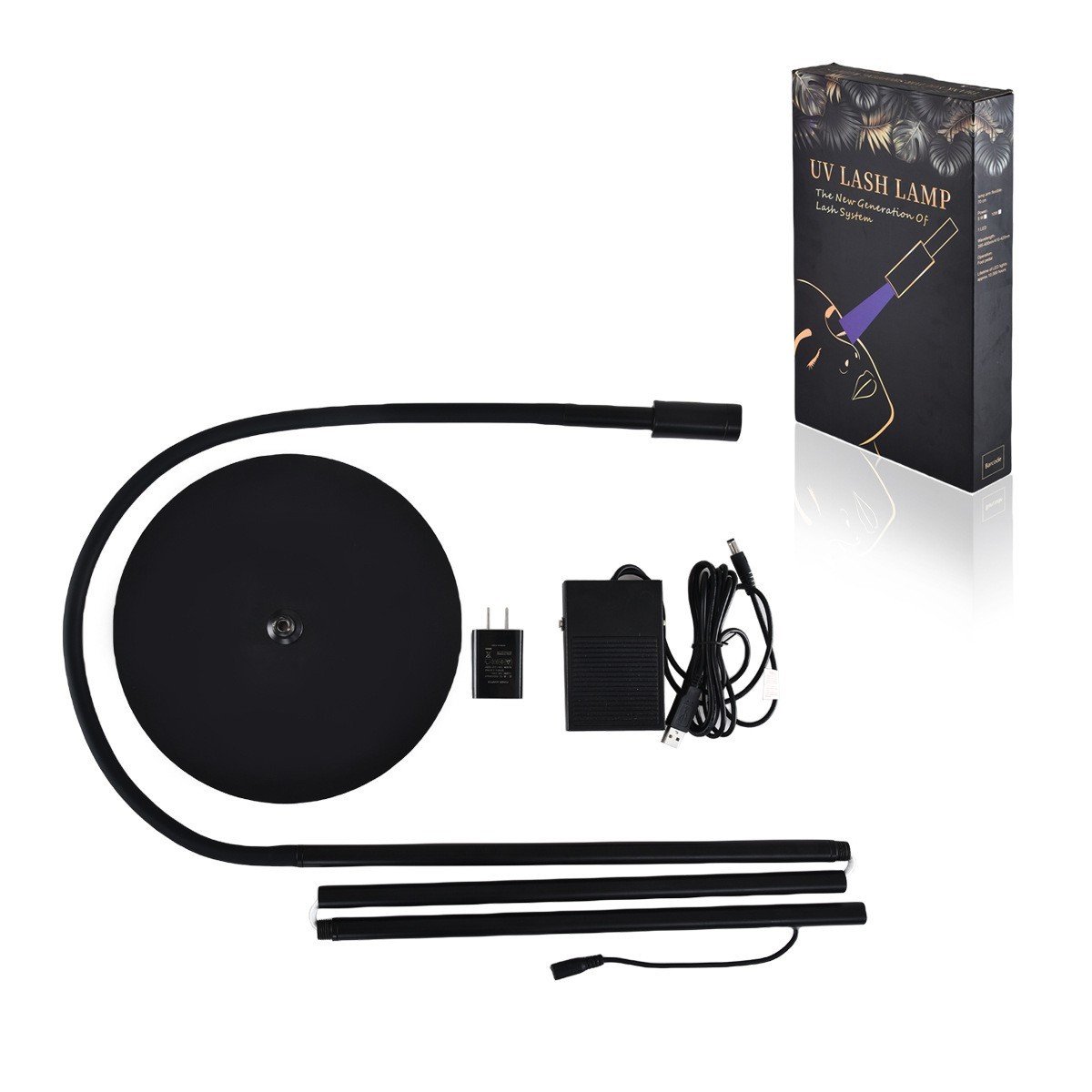 可替换头UV睫毛胶水光疗灯2S快速固化LED紫光灯美甲美睫美容院图2