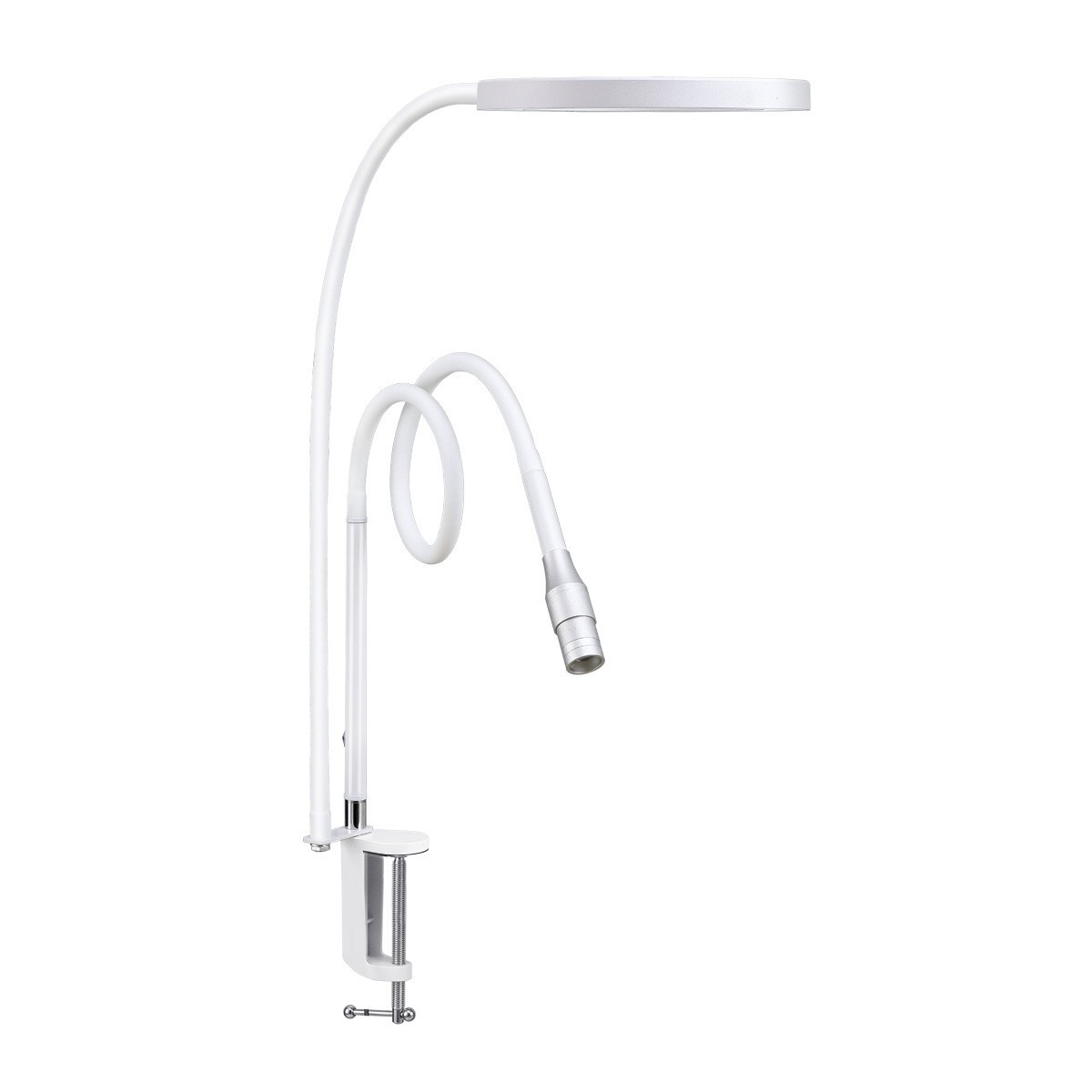 2合1照明固化LED紫光灯睫毛延长UV胶速干多功能美甲桌夹灯图5