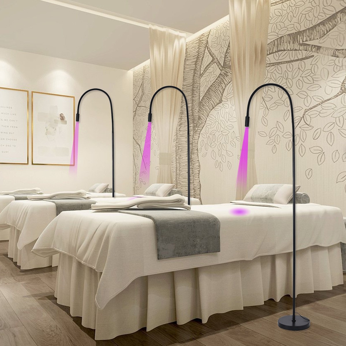 UV美睫美甲胶水固化灯5W CE认证冷光源脚踩胶水速干灯图4