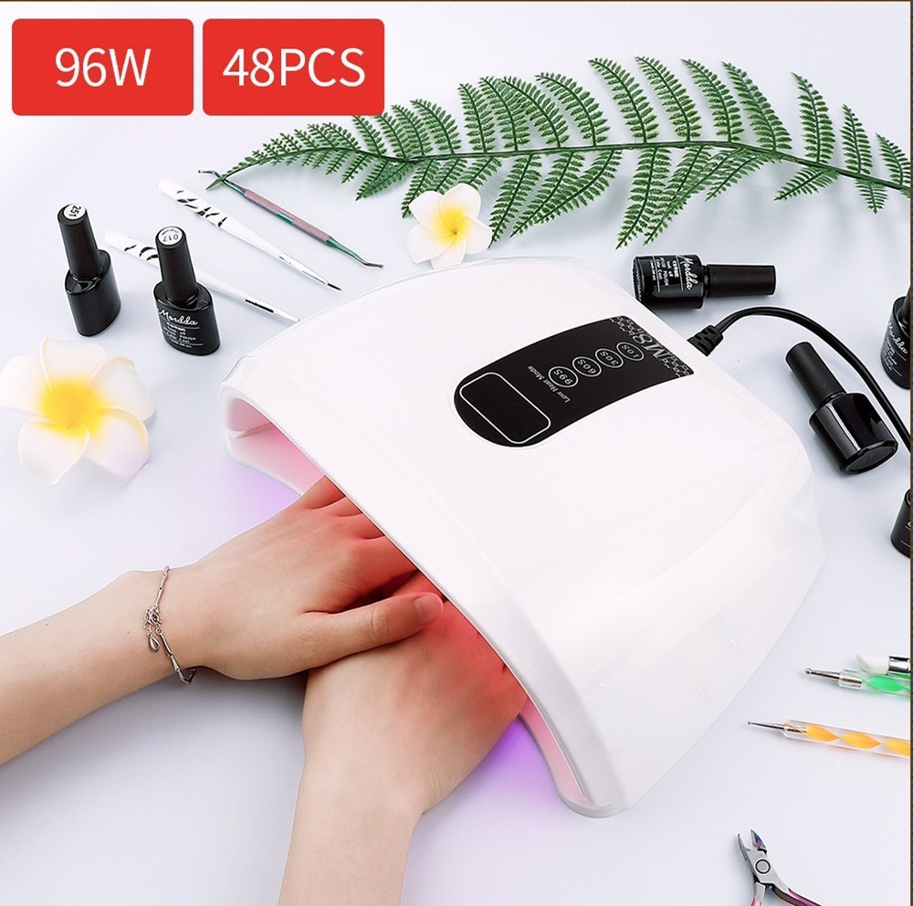 速干美甲烤灯96W红光嫩肤美甲灯大空间双手双脚指甲照灯美白照灯图4