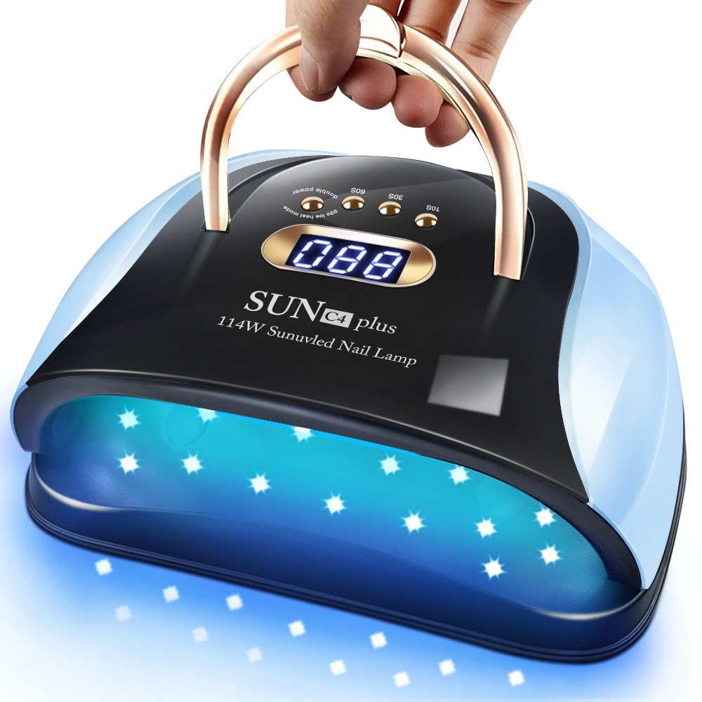 跨境C4 Plus美甲光疗机 256W大功率LED UV双光源甲油胶烤灯烘干机图5