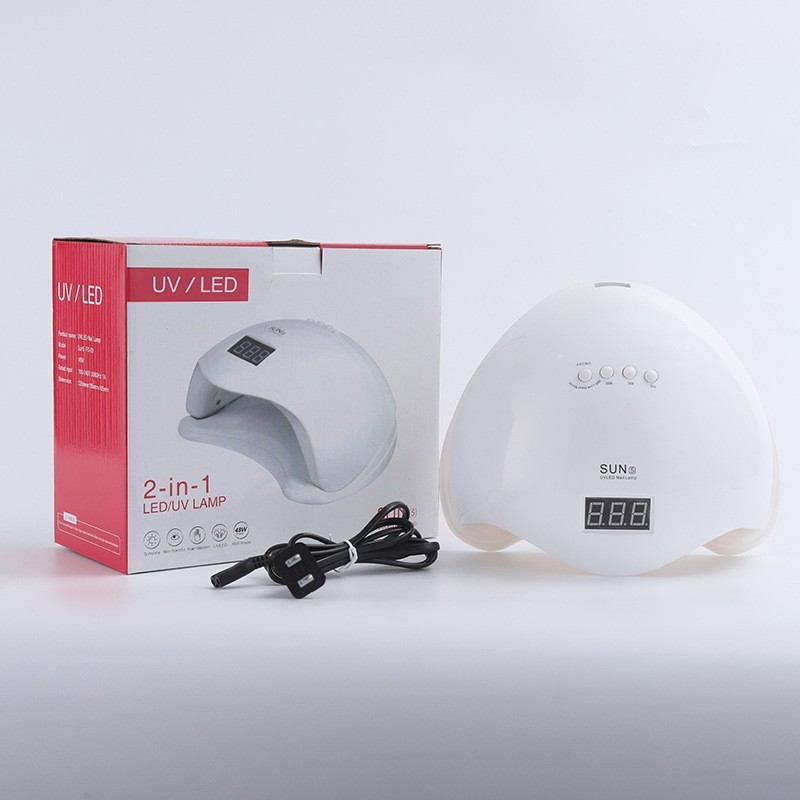 sun5美甲光疗灯 led美甲灯阳光五号48w智能感应四档调节烤灯跨境图3