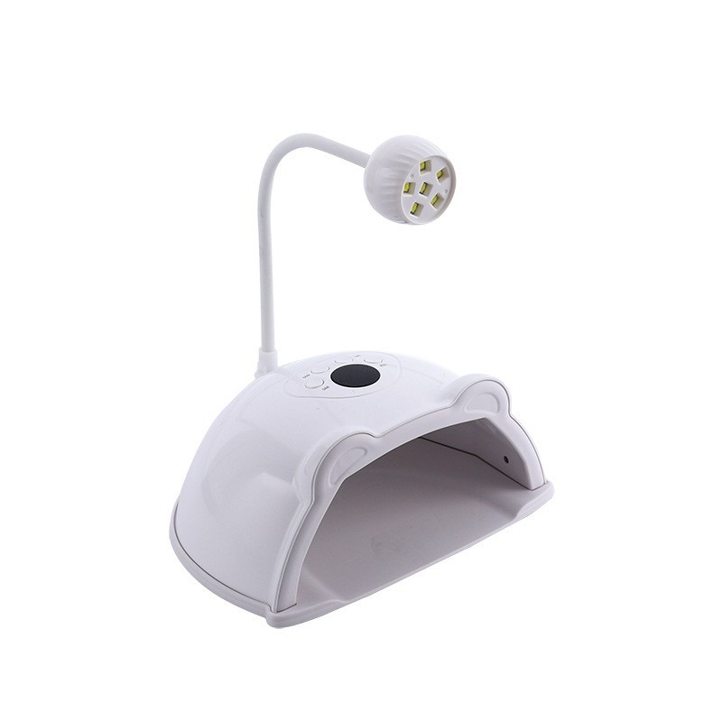 跨境二合一美甲灯光疗机速干指甲便携烤灯外接固化旋转小灯光疗灯图4