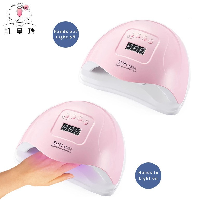 sunx5plus美甲灯 120W大功率美甲机光疗灯美甲店uv灯美甲烤灯跨境图5