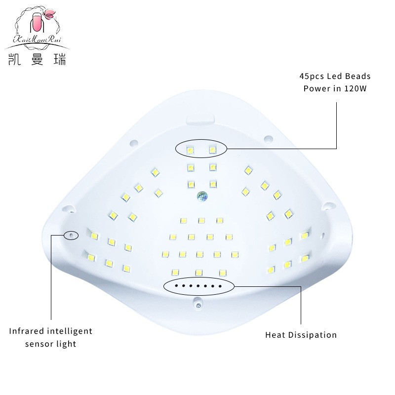 美甲灯速干150w美甲机光疗灯美甲店美甲烤灯甲油胶美甲光疗灯跨境图4