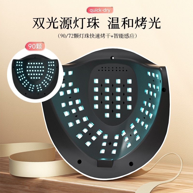 美甲光疗灯双手美甲灯大功率光疗灯美甲机快干光疗机指甲灯UV烤灯图4