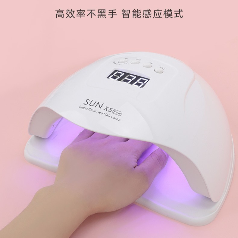 美甲光疗灯 穿戴甲烤灯 120w速干美甲灯 LED红外线感应烤灯美甲图2