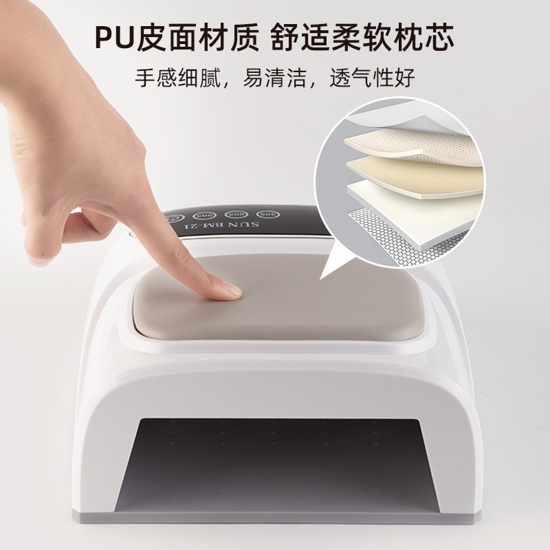 跨境充电款手枕美甲灯大空间美甲光疗机uv固化灯指甲油胶照灯速干图2