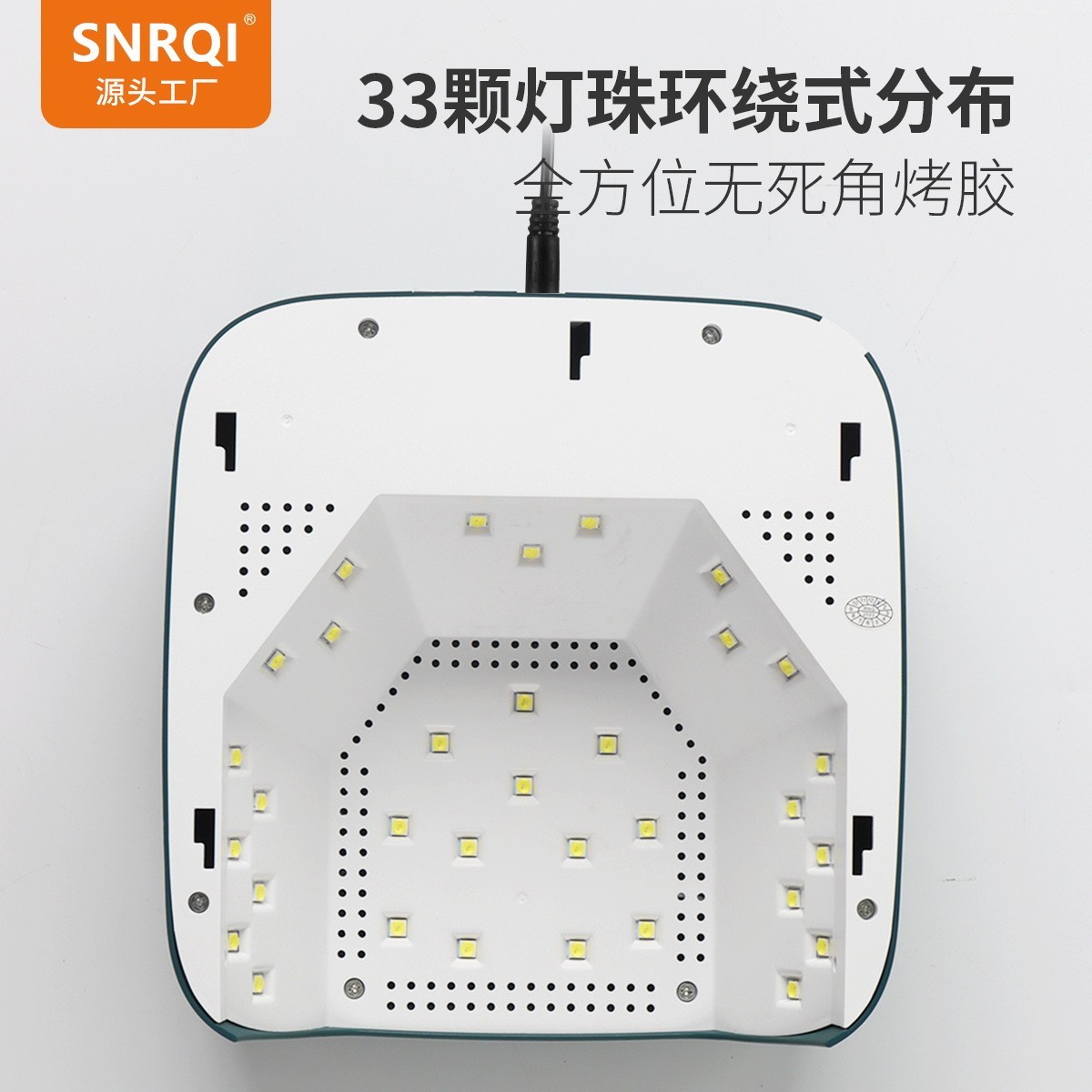 大功率美甲灯48W无痛模式光疗灯智能红外感应美甲uv胶固化灯图2