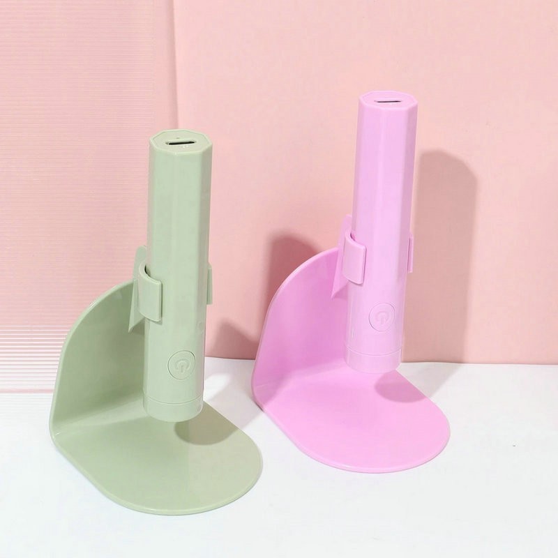 迷你手持照灯速干一字美甲灯大功率不黑手紫外线光疗机指甲油烤灯图2