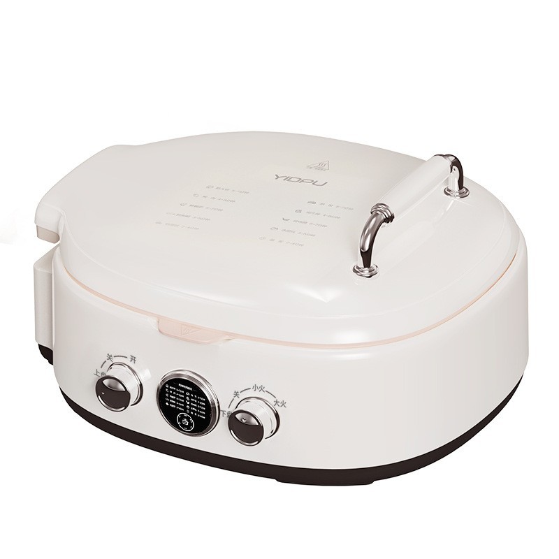 陶瓷电饼铛家用多功能加大加深双面不粘锅烙饼煎饼机煎烤炉图4