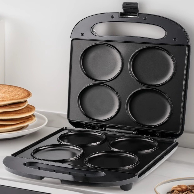 肉饼机 玉米饼肉饼机美标鸡蛋饼机 欧标4片肉饼机家用肉饼机图5