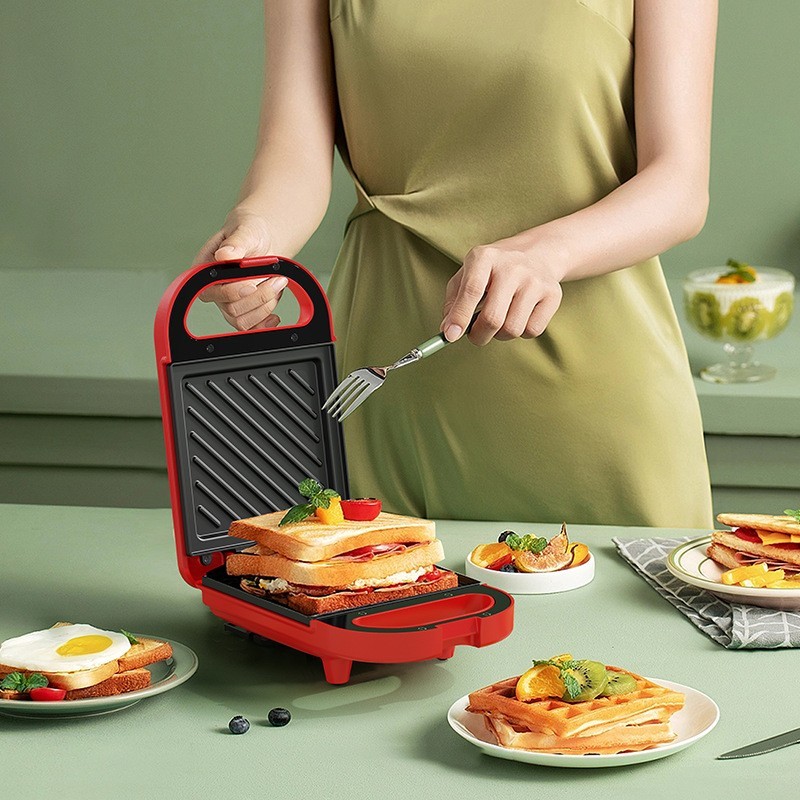 三明治机轻食机家用早餐机吐司机华夫饼礼品跨境图2