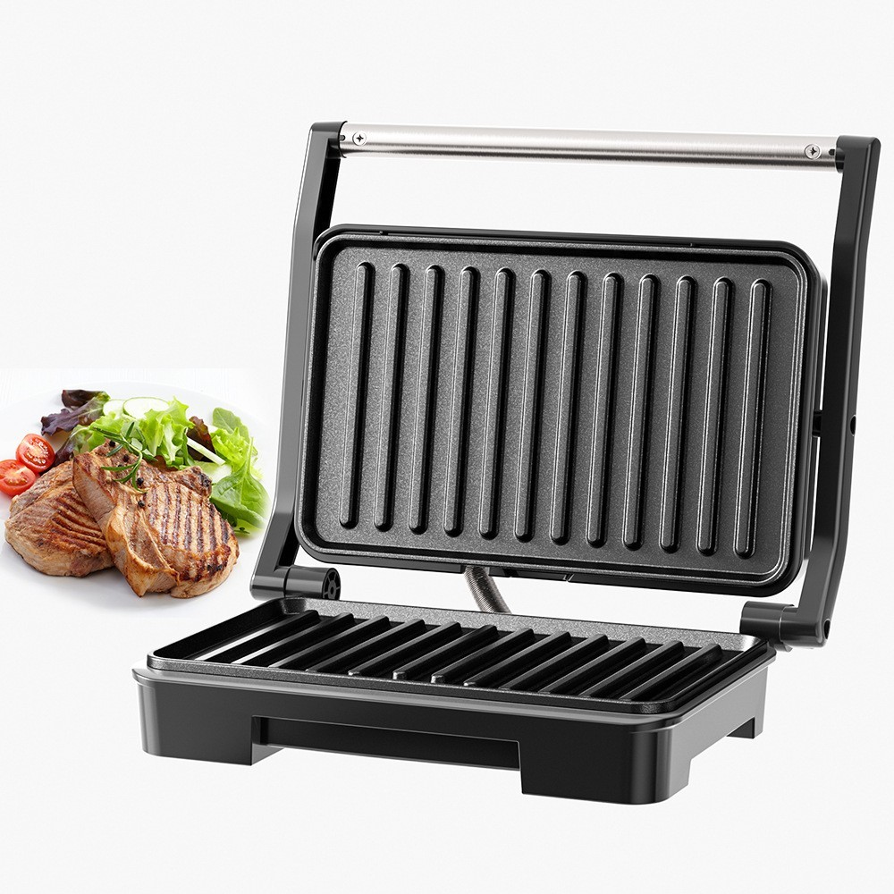 跨境牛排煎烤三明治机早餐机多功能烤面包机三明治机家用早餐机图2
