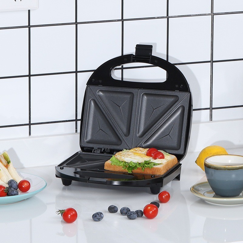 家用便捷早餐机三明治机多功能加热吐司烤面包华夫饼机图2