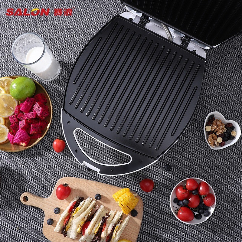 新款多功能家用宿舍早餐机三明治机便捷华夫饼烤面包机图2