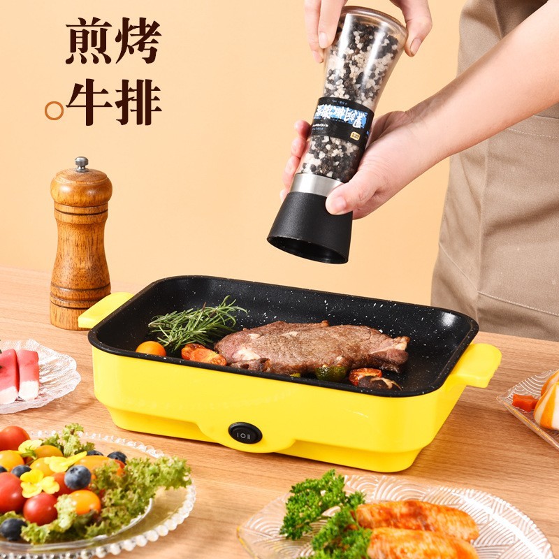 电烧烤炉多功能便捷烤肉炉不沾电煎盘外卖电烤盘食材超市图2