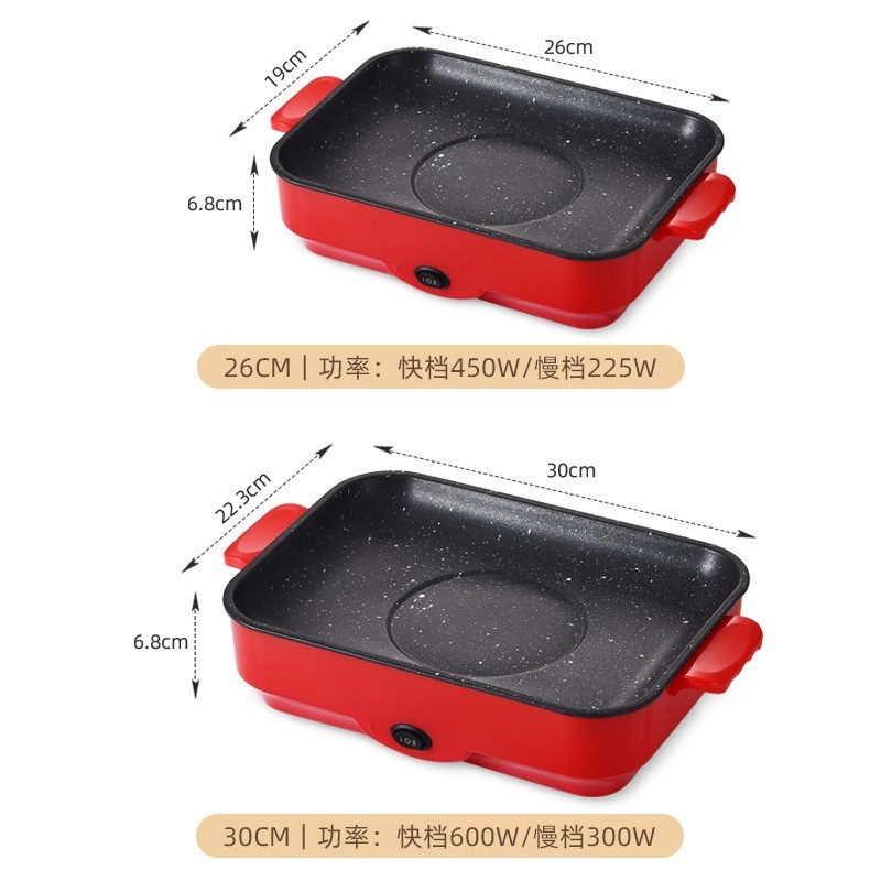 电烧烤炉多功能便捷烤肉炉不沾电煎盘外卖电烤盘食材超市图5