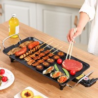 家用多功能电烤盘韩式一体不粘烤肉盘便携肉串无烟家庭电烤肉烤盘