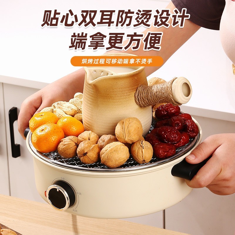 烤奶罐茶壶围炉煮茶罐耐高温陶瓷煮茶器家用冬季取暖炉小型电烤炉图4