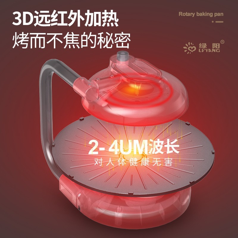 跨境多功能家用电烤盘 便携式无烟烤盘不粘锅电烤炉烧烤架便携式图4