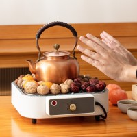 新款网红围炉电加热无烟烤炉烧烤架可拆卸围炉煮茶烤肉户外便携